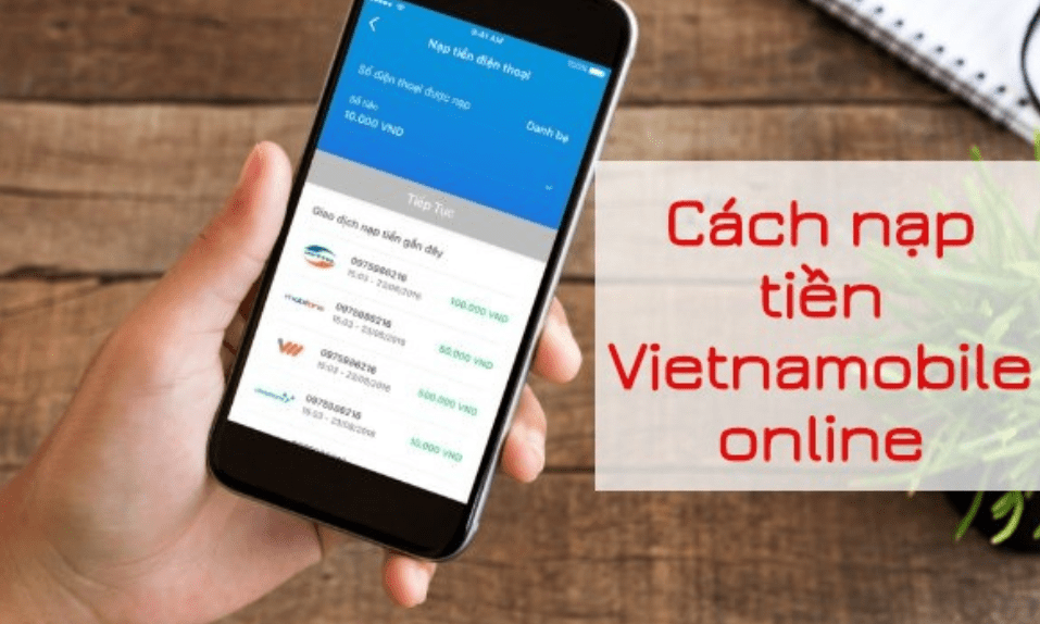 Nạp tiền qua website của Vietnamobile như thế nào?