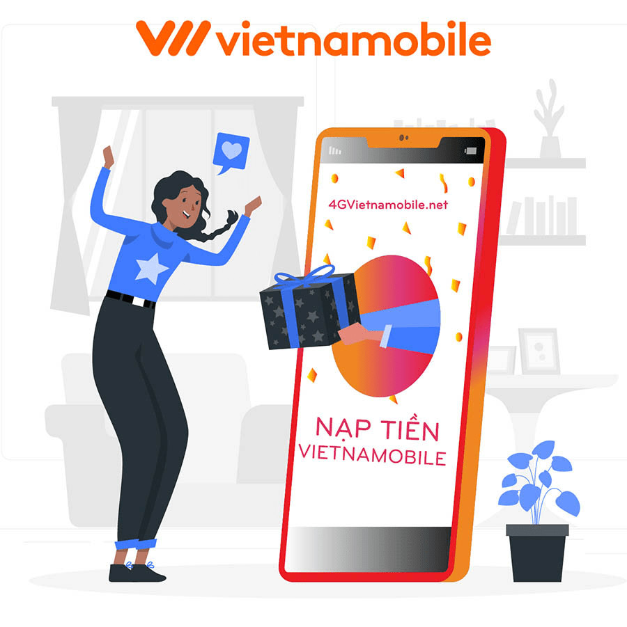 Nhận khuyến mãi khi nạp thẻ Vietnamobile dễ dàng